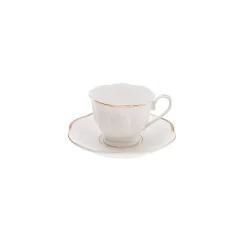 Karaca Margaret Kaffeetassen für 6 Personen Weıß01 Sale