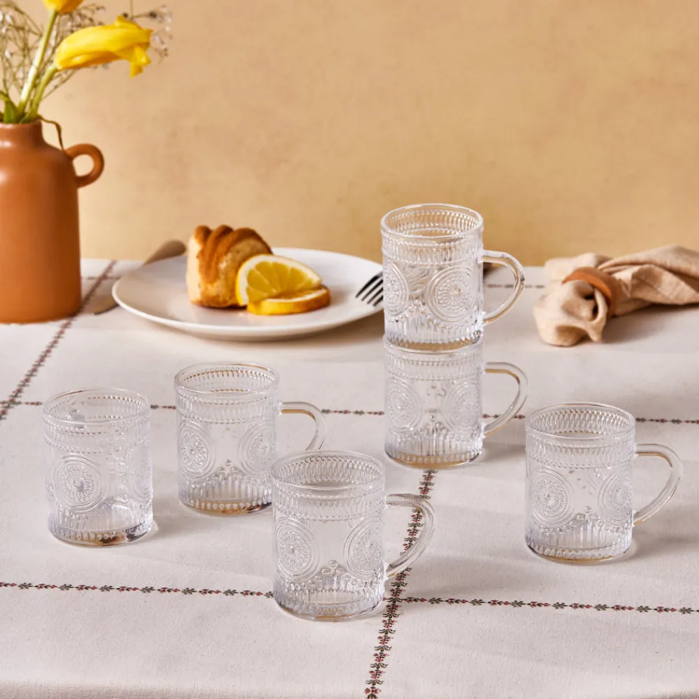 Karaca Margo 6-teiliges Teeglas-Set Şeffaf Online