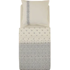Karaca Marino Renforcé Bettwäsche-Set, Einzelbett, Blau Clearance