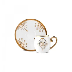Karaca Marly Kaffeetasse für 6 Personen Weıß01 Discount