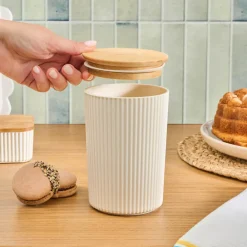 Karaca Massimo Vorratsbehälter 0,9 L Creme Krem Outlet