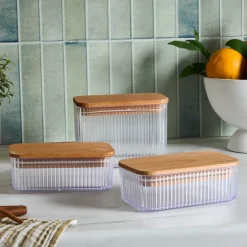 Karaca Massimo Vorratsbehälter-Set 3-teilige Şeffaf Online
