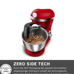 Karaca Mastermaid Chef Pro Doppelarm Küchenchef Imperial Rot, 5L, 1500W Kırschrot Outlet