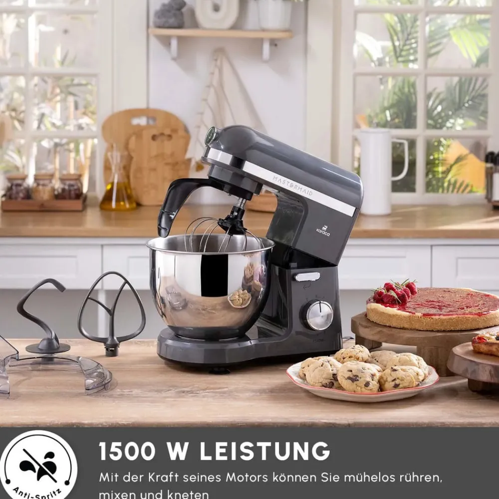 Karaca Mastermaid Chef Pro Doppelgriff Standmixer , 5L, 1500W Space Grau Online