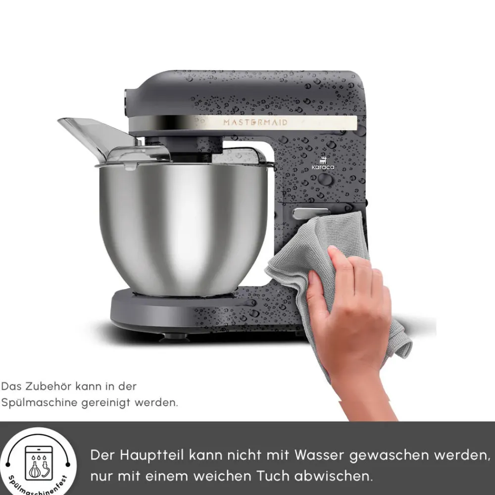 Karaca Mastermaid Chef Pro Doppelgriff Standmixer , 5L, 1500W Space Grau Online