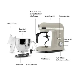 Karaca Mastermaid Chef Pro Doppelarm Küchenchef Ikonisch Beige, 5L, 1500 W Iconıc Beıge Outlet