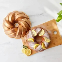 Karaca Mesh Gusseisen Kuchenform, 26 cm Gold Best