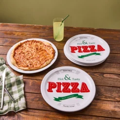 Karaca Milano 5 teiliges 4 Personen Pizza Set Multıfarben New