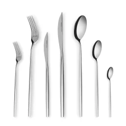 Karaca Mild 84-teiliges 316+ Premium Besteckset für 12 Personen Platın Outlet