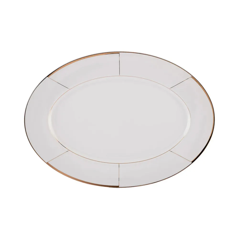 Karaca Millie New Generation Bone Geschirr-Set 56 teiliges für 12 Personen Gold Hot