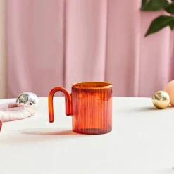 Karaca Miracle Tasse, Brauner Henkel Braun01 Outlet