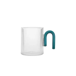 Karaca Miracle Tasse, Grüner Henkel Grün01 Best