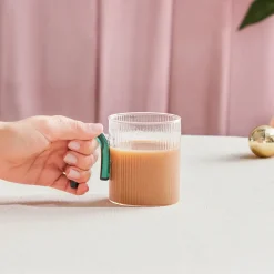 Karaca Miracle Tasse, Grüner Henkel Grün01 Best