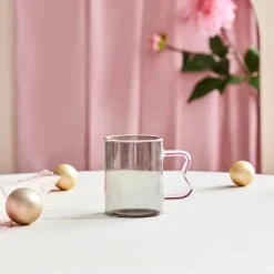 Karaca Miracle Tasse, Rosa Henkel im Zickzack Rosa01 Online