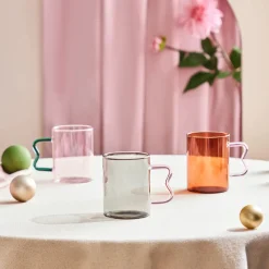 Karaca Miracle Tasse, Rosa Henkel im Zickzack Rosa01 Online
