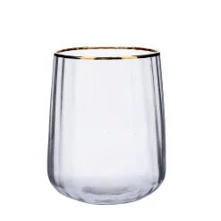 Karaca Misty Line Wasserglas Grau Grau02 Outlet