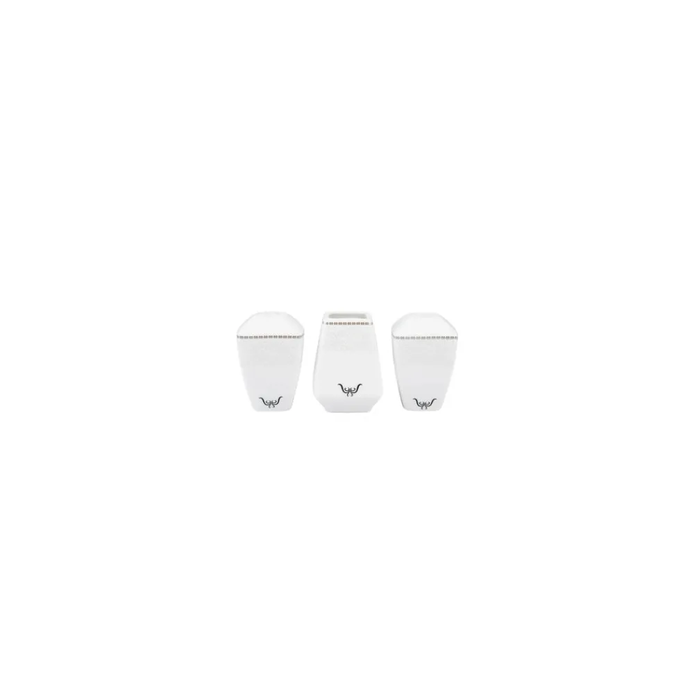 Karaca Mixed Platin Tafelservice- Set, 60- teilig Weıß01 Clearance