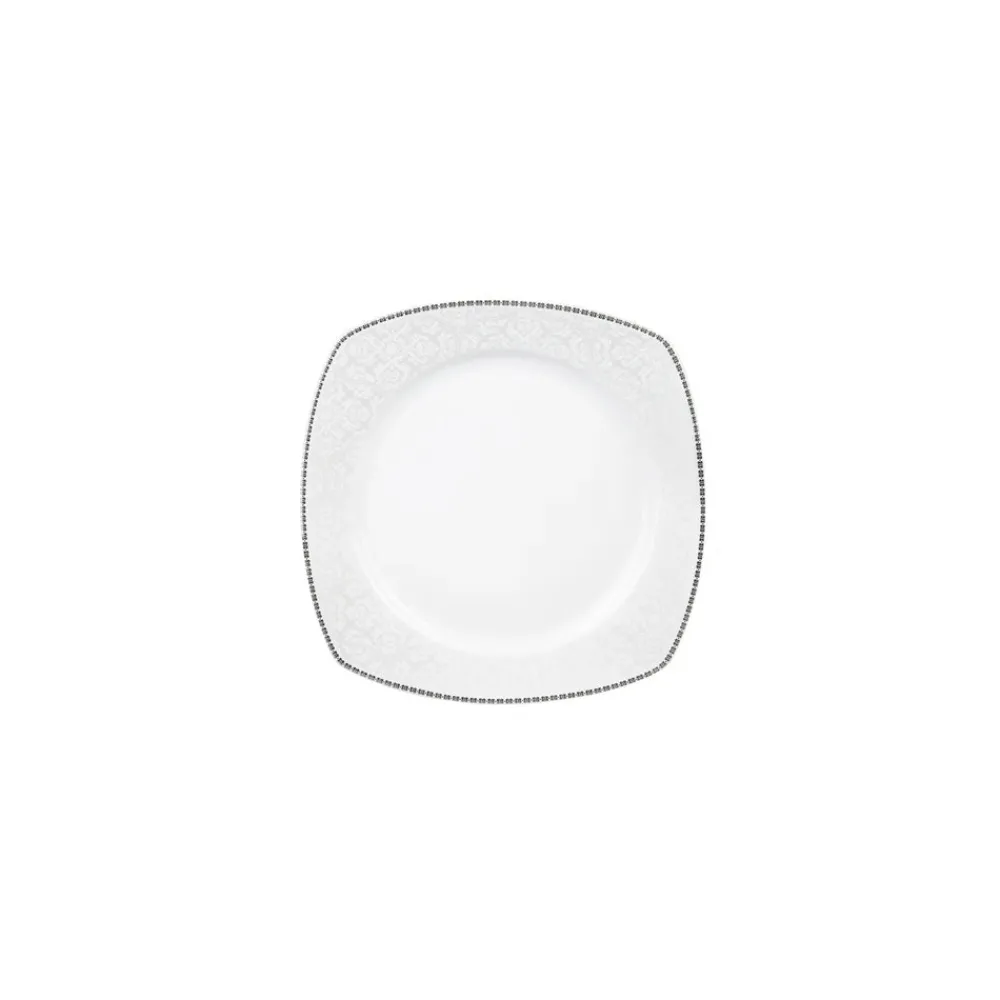 Karaca Mixed Platin Tafelservice- Set, 60- teilig Weıß01 Clearance