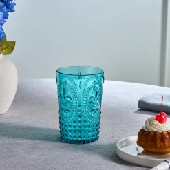 Karaca Moise Acryl Trinkglas, 400 ml, Blau Blau01 Hot