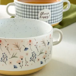 Karaca Monet Flower Suppenschalen-Set, 3-teilig, 460 ml Multıfarben Sale