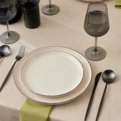 Karaca Monica 24-teiliges Geschirr Set für 6 Personen, Beige New