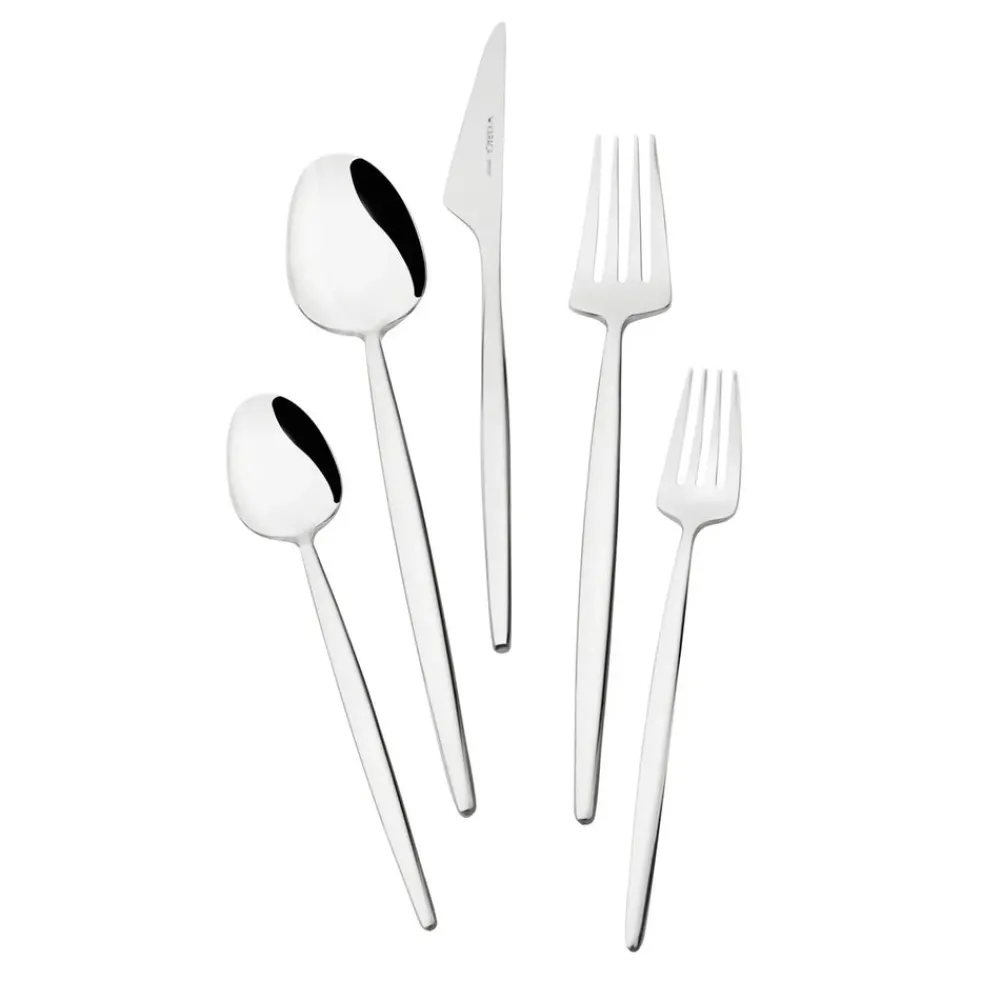 Karaca Moongate 316+ 84-Teiliges Premium Besteckset für 12 - In Box Platın Discount
