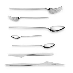 Karaca Moongate 316+ 84-Teiliges Premium Besteckset für 12 - In Box Platın Discount