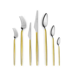 Karaca Moongate 84-Teiliges 316 Premium Besteckset in Box Gold Hot