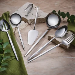 Karaca Moongate 7-teiliges Servierset, Silber
