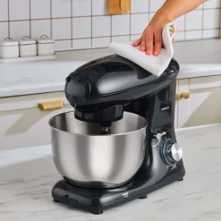 Karaca Multichef Standmixer Shiny Black Küchenchef 1900 W 5,5 l (mit Hackfleisch-/Sucuk-Wurst-/Fleischklößchenaufsatz) Best