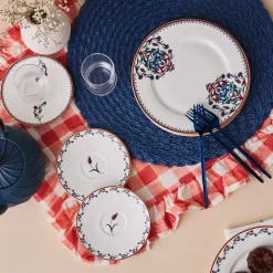 Karaca Nakkaş Dessert-Set für 6 Personen, 18 teilig Multıfarben Outlet