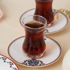 Karaca Nakkaş Dessert-Set für 6 Personen, 18 teilig Multıfarben Outlet