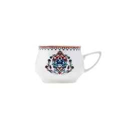 Karaca Nakkaş 12-teiliges Espressotassen-Set für 6 Personen Rot02
