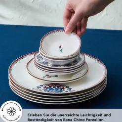 Karaca Nakkaş 26-teiliges 6-Personen Frühstücksset Multıcolor Hot
