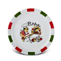 Karaca Napoly 5-teiliges 4-Personen Pizza-Set Multıfarben Discount
