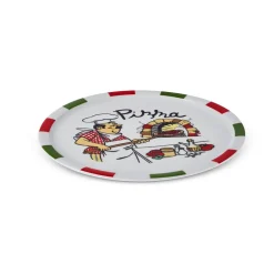Karaca Napoly 5-teiliges 4-Personen Pizza-Set Multıfarben Discount