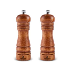 Karaca Naturegrind 2-teiliges Holz Gewürzmühle Set Best