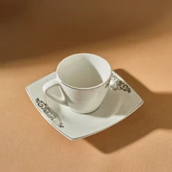 Karaca Nazende 12 teiliges Mochatassen-Espressotassen aus Porzellan für 6 Personen Weıß01 Discount