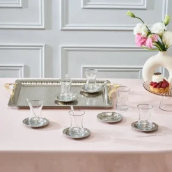 Karaca Nehir 19-teiliges Teeservice Multıfarben Discount