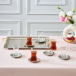 Karaca Nehir 19-teiliges Teeservice Multıfarben Discount