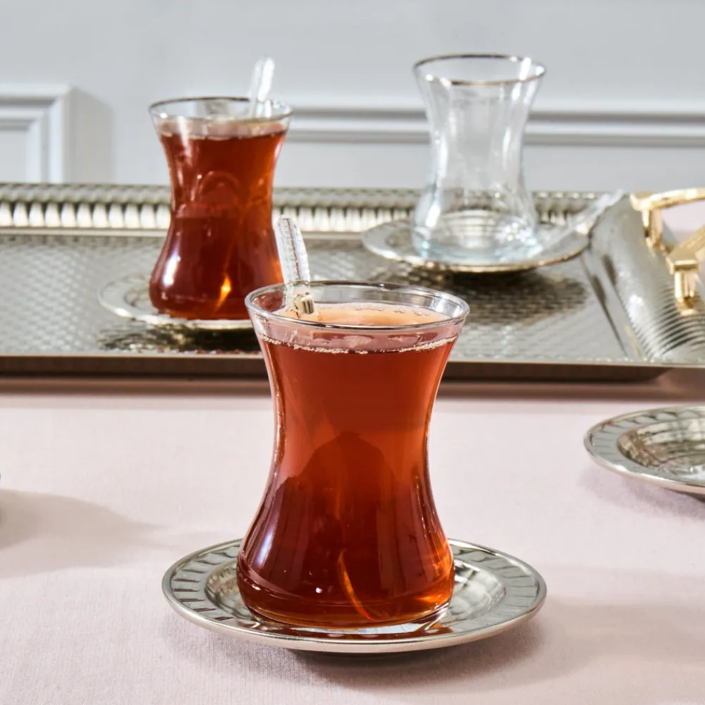 Karaca Nehir 19-teiliges Teeservice Multıfarben Discount