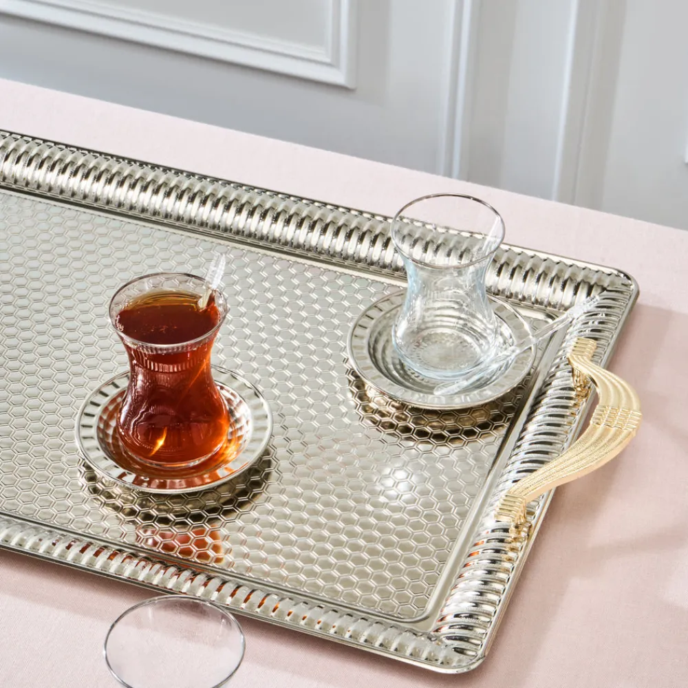 Karaca Nehir 19-teiliges Teeservice Multıfarben Discount