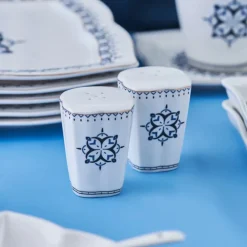 Karaca New Blau 32 Teil 6 Person Porzellan Frühstück/Service Set Multıfarben Outlet