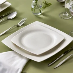 Karaca New Flava 6 Personen Geschirrset, 24 Teilig, Porzellan Weıß01