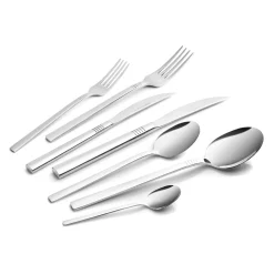Karaca Nil Elegance Besteckset für 12 Personen, 91 Teilig , Silber Sılber Outlet