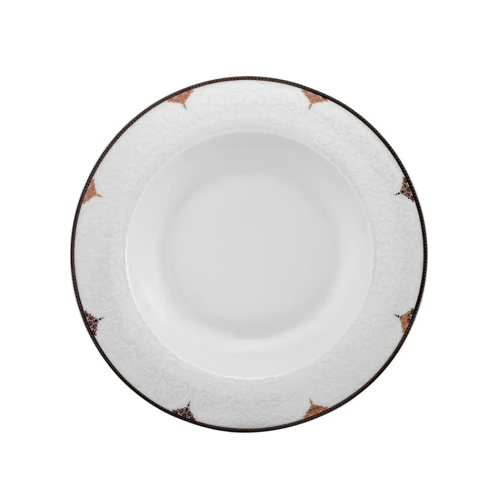 Karaca Nora 12 Personen Geschirrset, 74 Teilig, New Generation Bone Gold Online