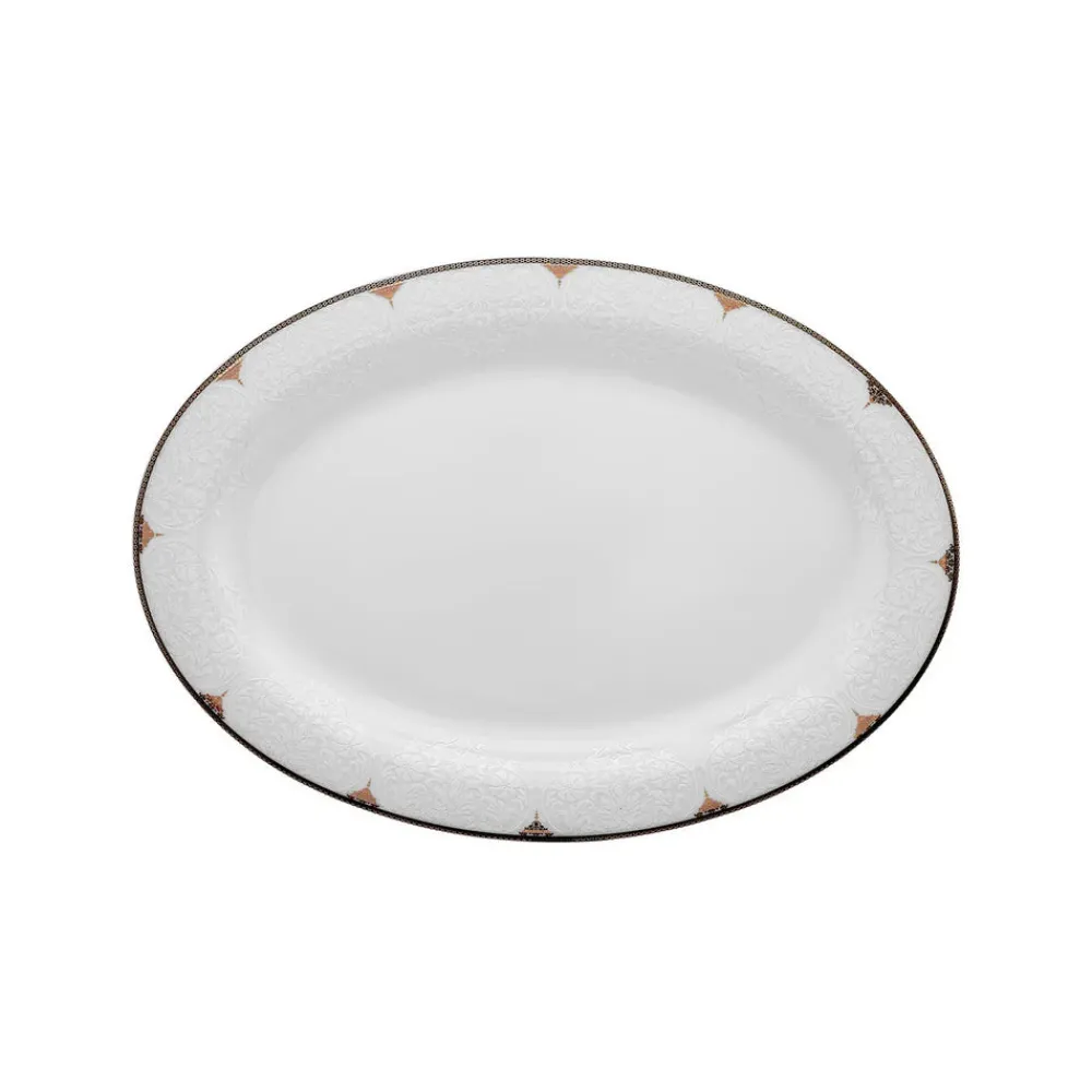 Karaca Nora 12 Personen Geschirrset, 74 Teilig, New Generation Bone Gold Online