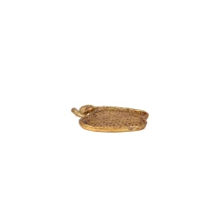 Karaca Nova Apple (Apfel) Dekorativer Teller 17x19,5 cm Gold Best