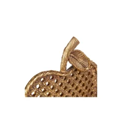 Karaca Nova Apple (Apfel) Dekorativer Teller 17x19,5 cm Gold Best