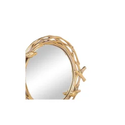 Karaca Nova Birdy Dekoratives Tablett: 43,5x35,5cm Gold